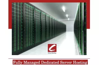 fully managed dedicated server hosting