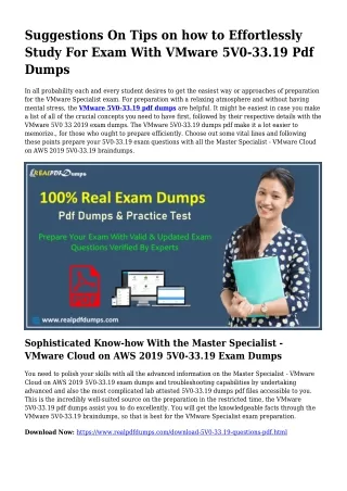 5V0-33.19 PDF Dumps To Resolve Preparing Challenges
