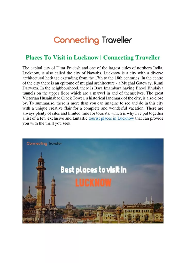 places to visit in lucknow connecting traveller