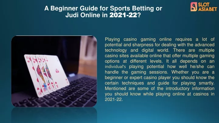 a beginner guide for sports betting or judi online in 2021 22