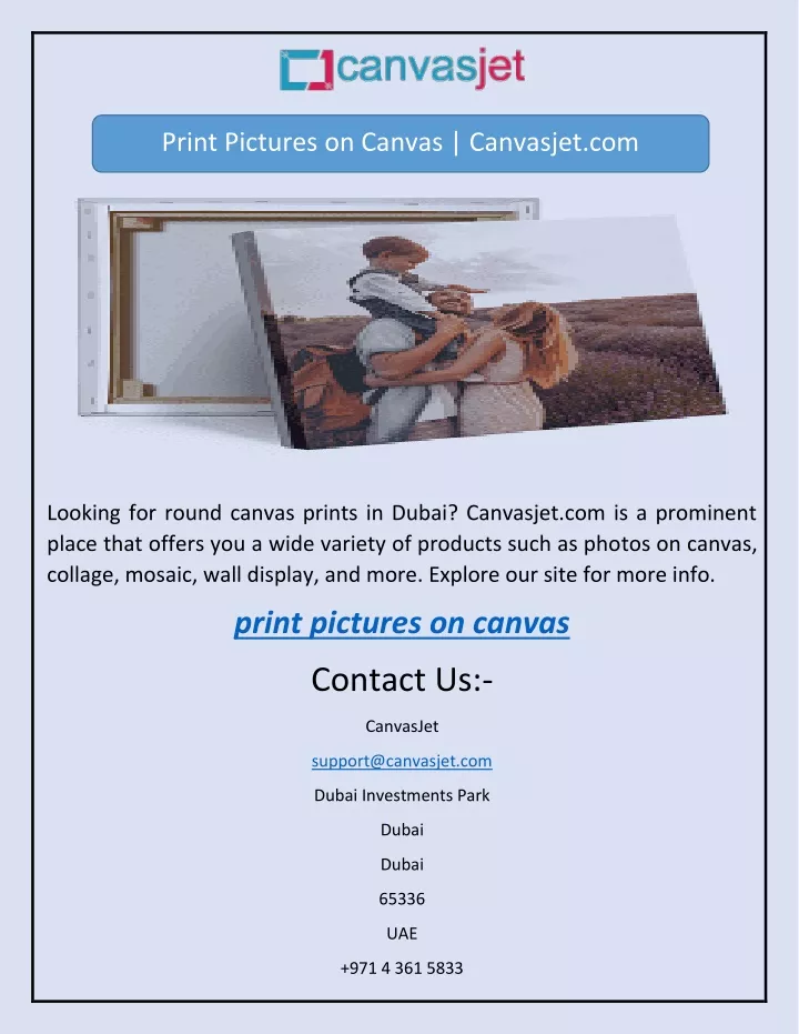 print pictures on canvas canvasjet com