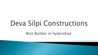 Home Construction in Hyderabad | Deva Silpi Constructions