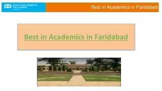 List of School in Faridabad