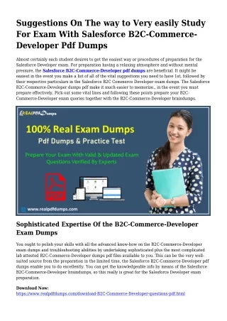 B2C-Commerce-Developer Pdf Dumps The Rational Preparation Supply