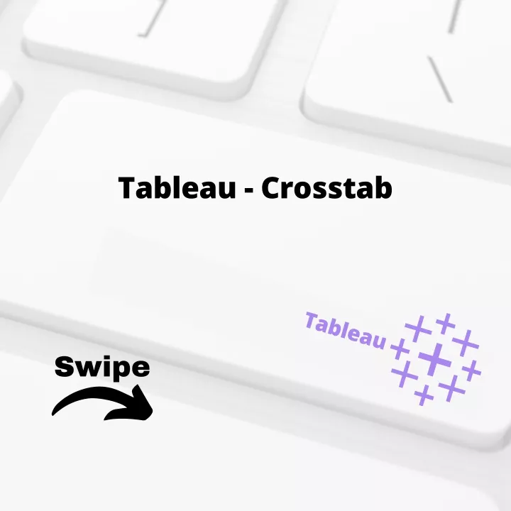 tableau crosstab