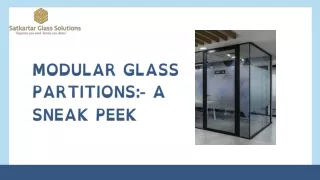 modular glass partitions a sneak peek