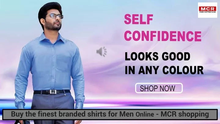 buy the finest branded shirts for men online