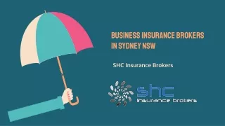 Business Insurance Brokers in Sydney NSW - SHC Insurance Brokers