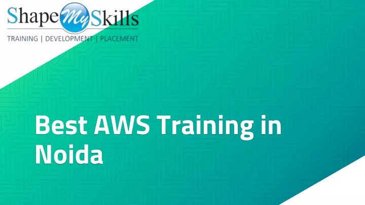 best aws training in noida