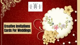 Creative Invitations Cards For Weddings