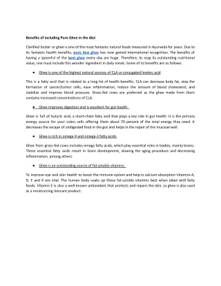 Benefits of including Pure Ghee in the diet.docx