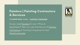 Painters | Painting Contractors & Services | Painting Companies