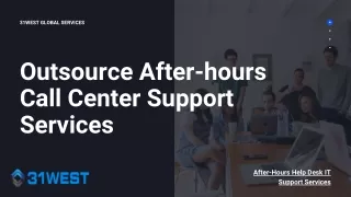 Outsource After-hours Call Center Support Services