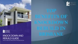 Top Benefits of Knockdown Rebuild in Brisbane