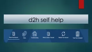DTH Self help | D2H