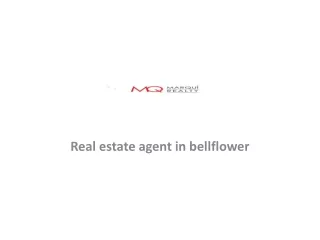 Real estate agent in bellflower