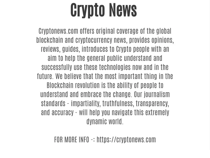 crypto news