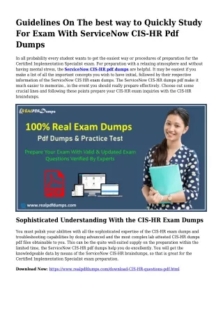 CIS-HR PDF Dumps To Solve Preparing Difficulties