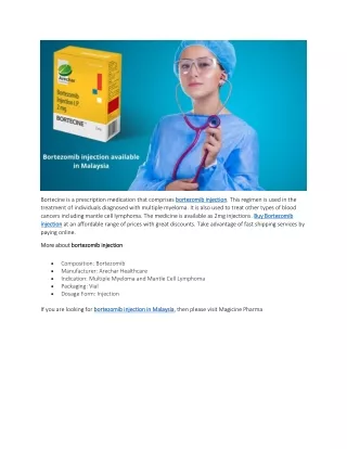 bortecine is a prescription medication that
