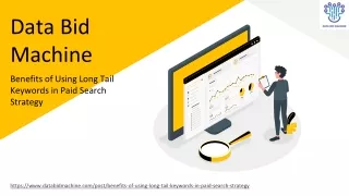 Benefits of Using Long Tail Keywords in Paid Search Strategy