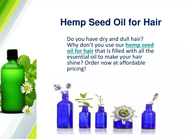 hemp seed oil for hair