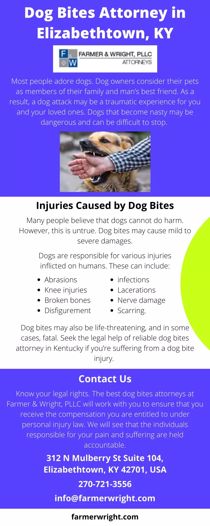 dog bites attorney in elizabethtown ky