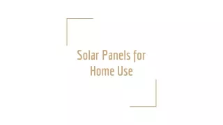 Solar Panels for Home Use - Mahindra Solarize
