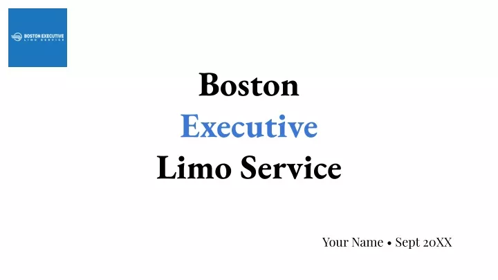 boston executive limo service