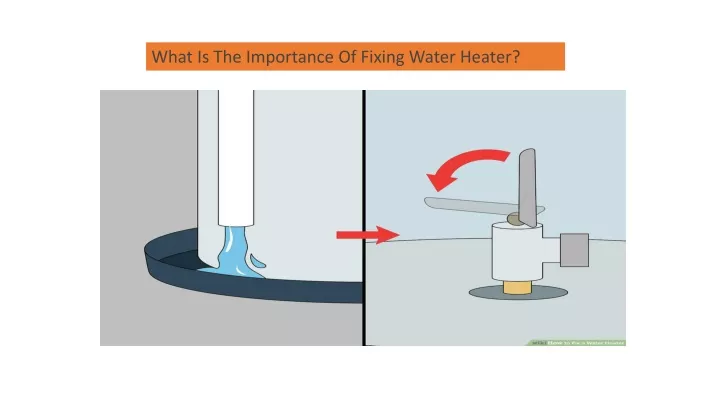 what is the importance of fixing water heater