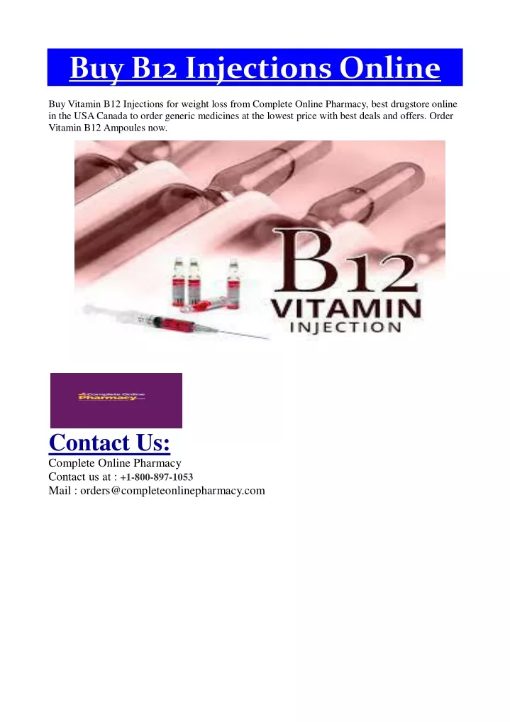 buy b12 injections online