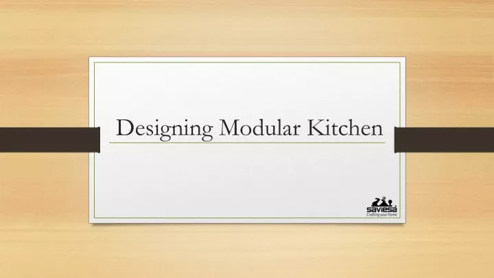 designing modular kitchen