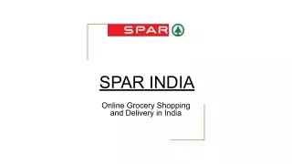 SPAR INDIA PDF
