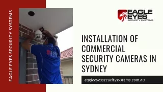 Installation of Commercial Security Cameras in Sydney