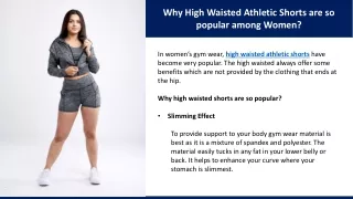 Why High Waisted Athletic Shorts are so popular among Women