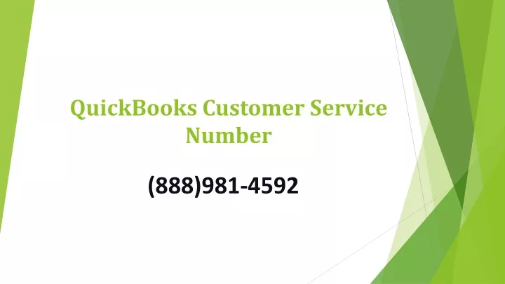 quickbooks customer service number