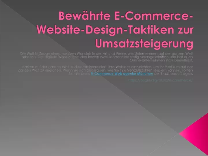 bew hrte e commerce website design taktiken zur umsatzsteigerung