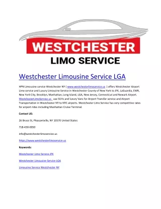 Westchester Limousine Service LGA