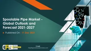 Spoolable Pipe Market - Global Outlook and Forecast 2021-2027
