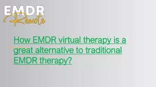 how emdr virtual therapy is a great alternative to traditional emdr therapy