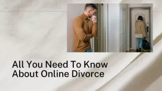 Need To Know About Online Divorce