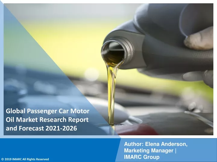 global passenger car motor oil market research