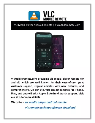 Vlc Media Player Android Remote | Vlcmobileremote.com