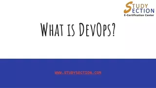 What is DevOps?