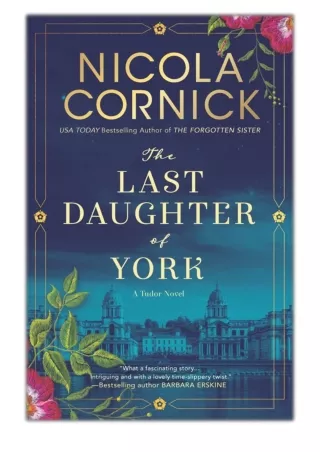 [PDF] Free Download The Last Daughter of York By Nicola Cornick