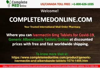 Ivermectin 6mg Tablets for Covid-19