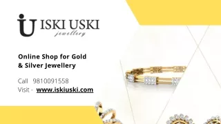 Online Gold & Silver Jewellery Shopping Store in India