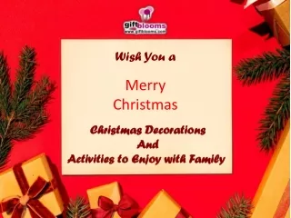 Stunning Christmas Decoration and Activities