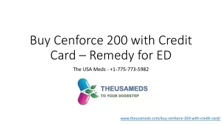 Buy Cenforce 200 - Come Register on Our Site Today|The USA Meds|  1(77
