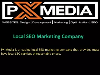 Local SEO Marketing Company