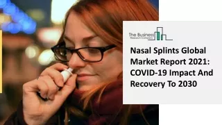 nasal splints global market report 2021 covid